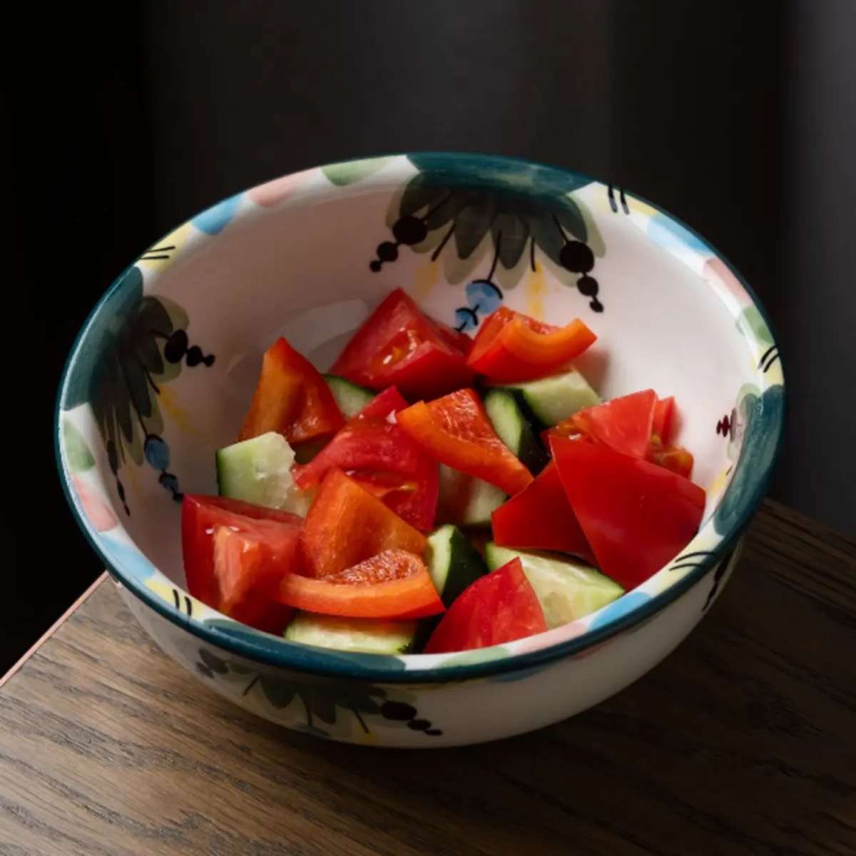 Салатик из свежих овощей