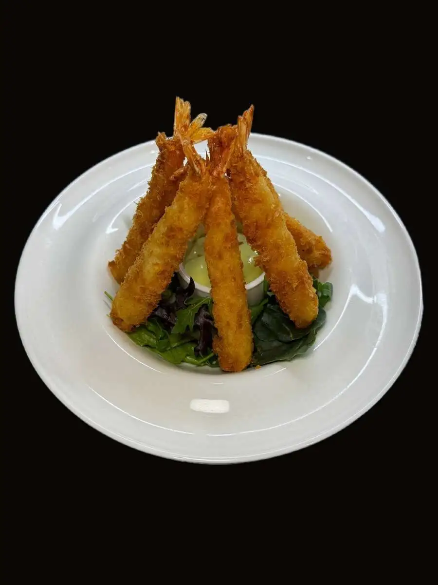 КРЕВЕТКА ТЕМПУРА С СОУСОМ ВАСАБИ