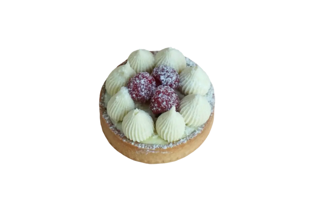 Тарталетка фисташка - малина