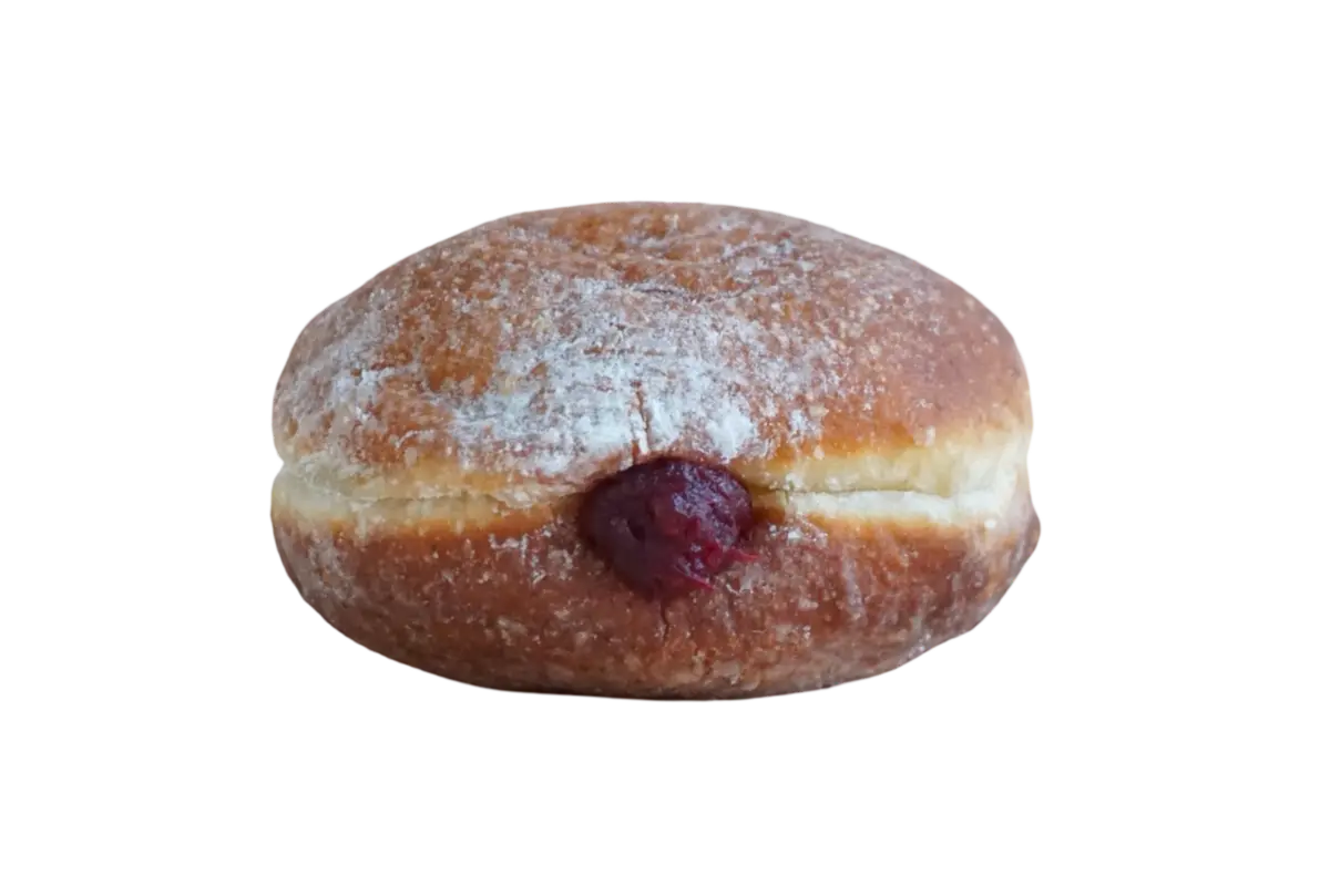 Пончик с клюквой