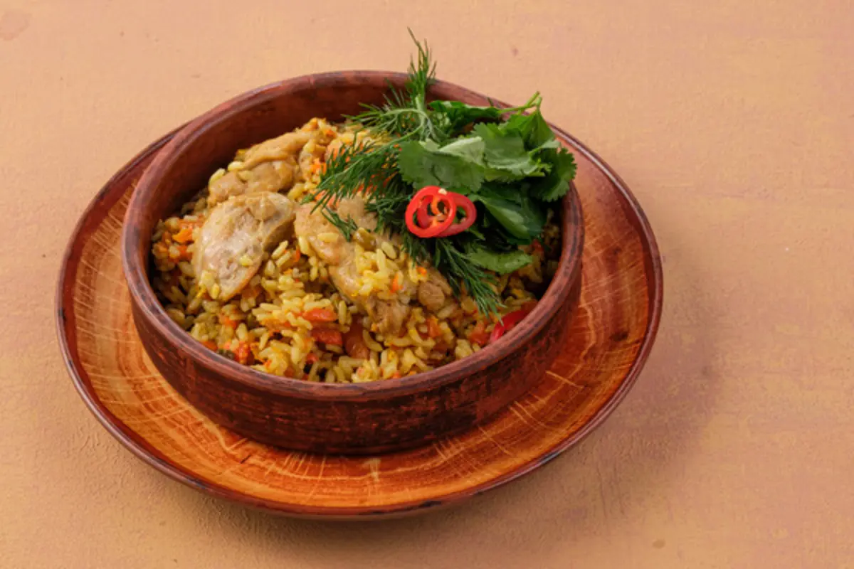 Плов иранский с цыпленком