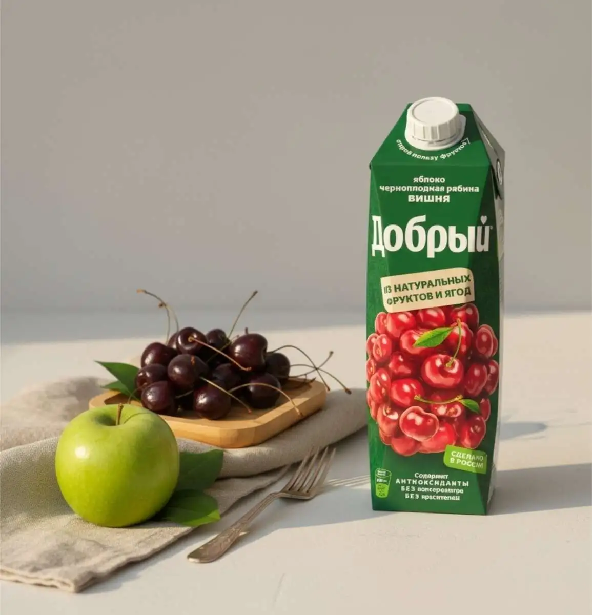 Сок Вишня/Яблоко 1 л.