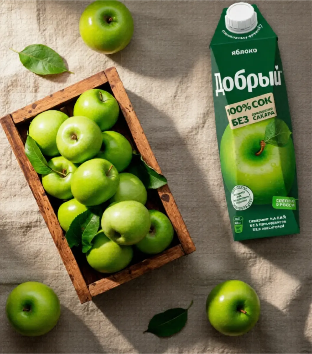Сок Яблоко 1 л.