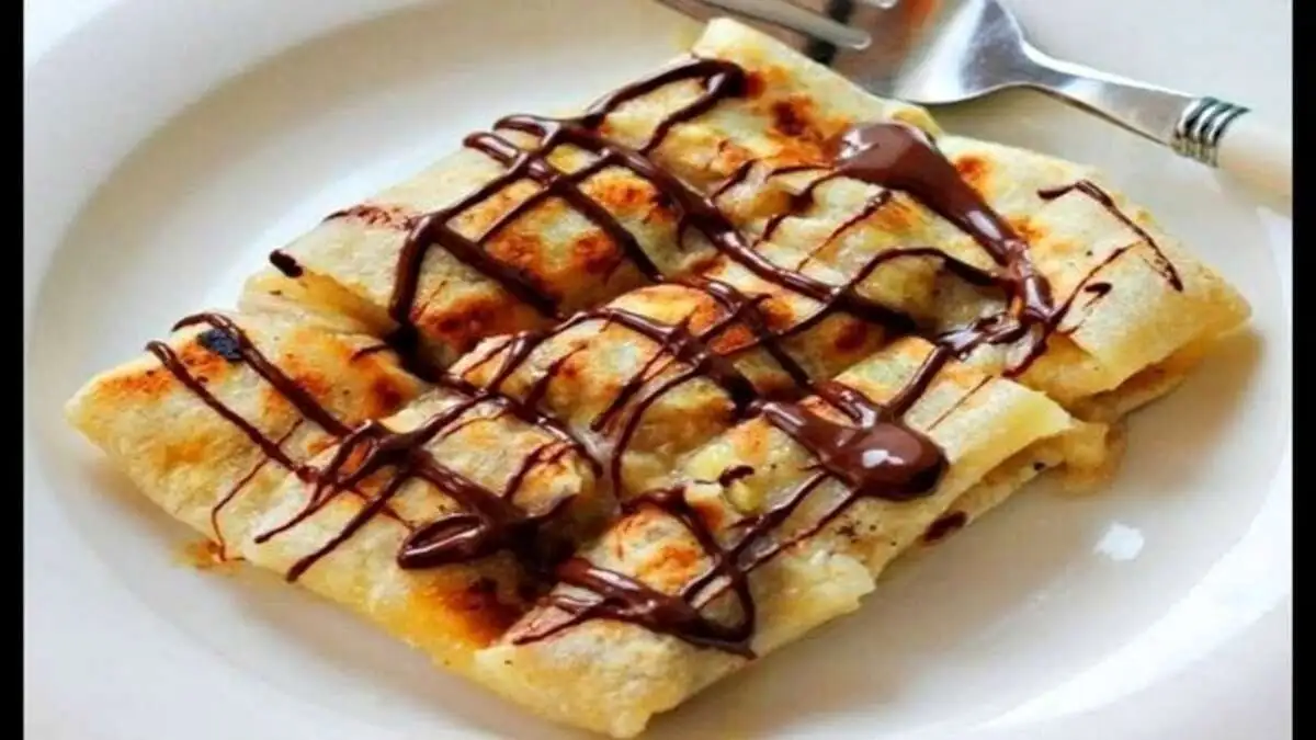 Блинчики Роти с бананом