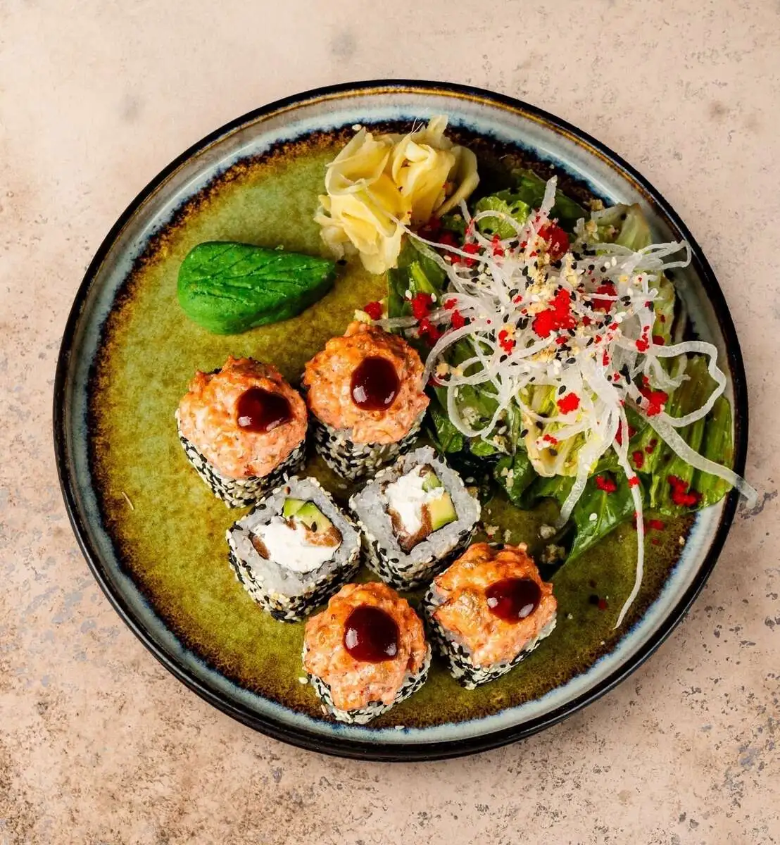 Запеченый лосось/угорь 6 шт.