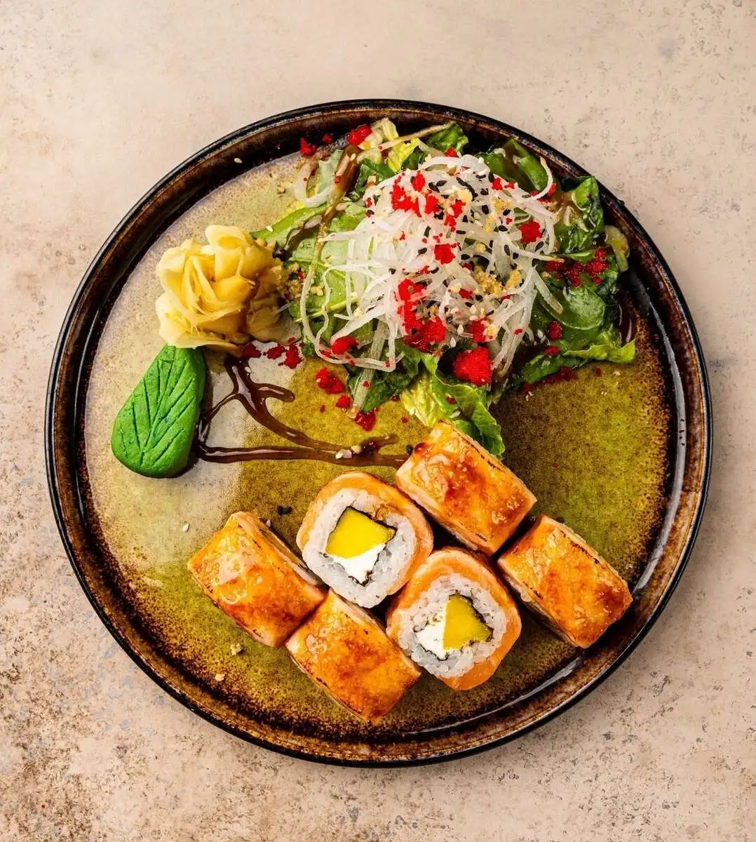 Лосось/манго/карамель 6шт.