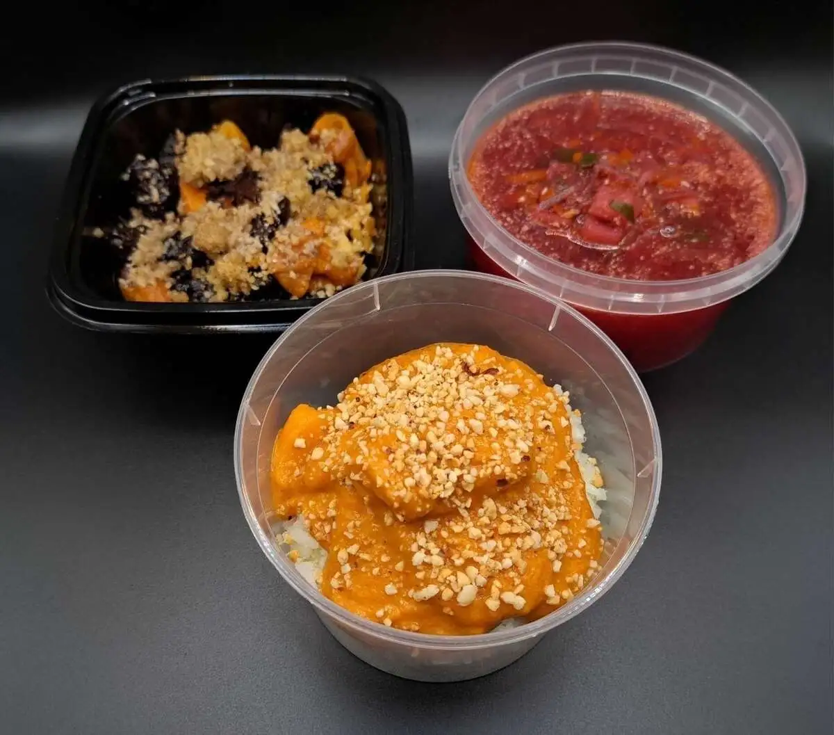 3 Гурман комбо: Фитнес, Борщ вегетарианский, Тыквенный карри с рисом