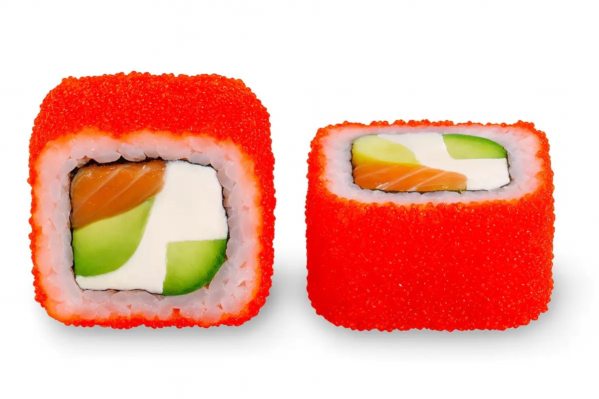 Калифорния с лососем ролл 8 шт. 220 гр С.