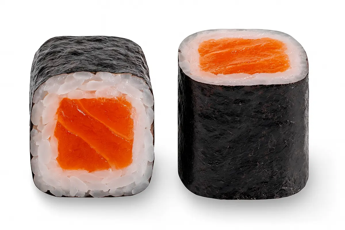 Маки спайси с лососем 8 шт. 140 гр С.