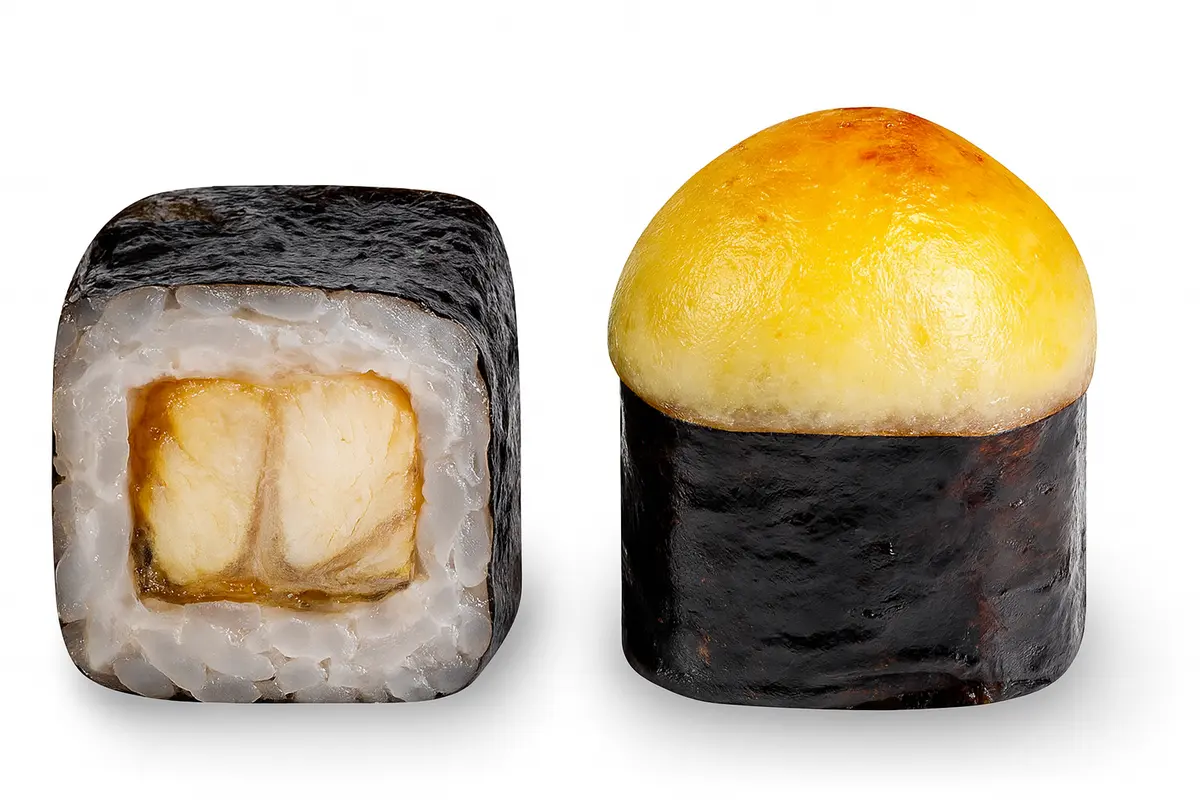 Маки яки с угрем 8 шт. 176 гр С.