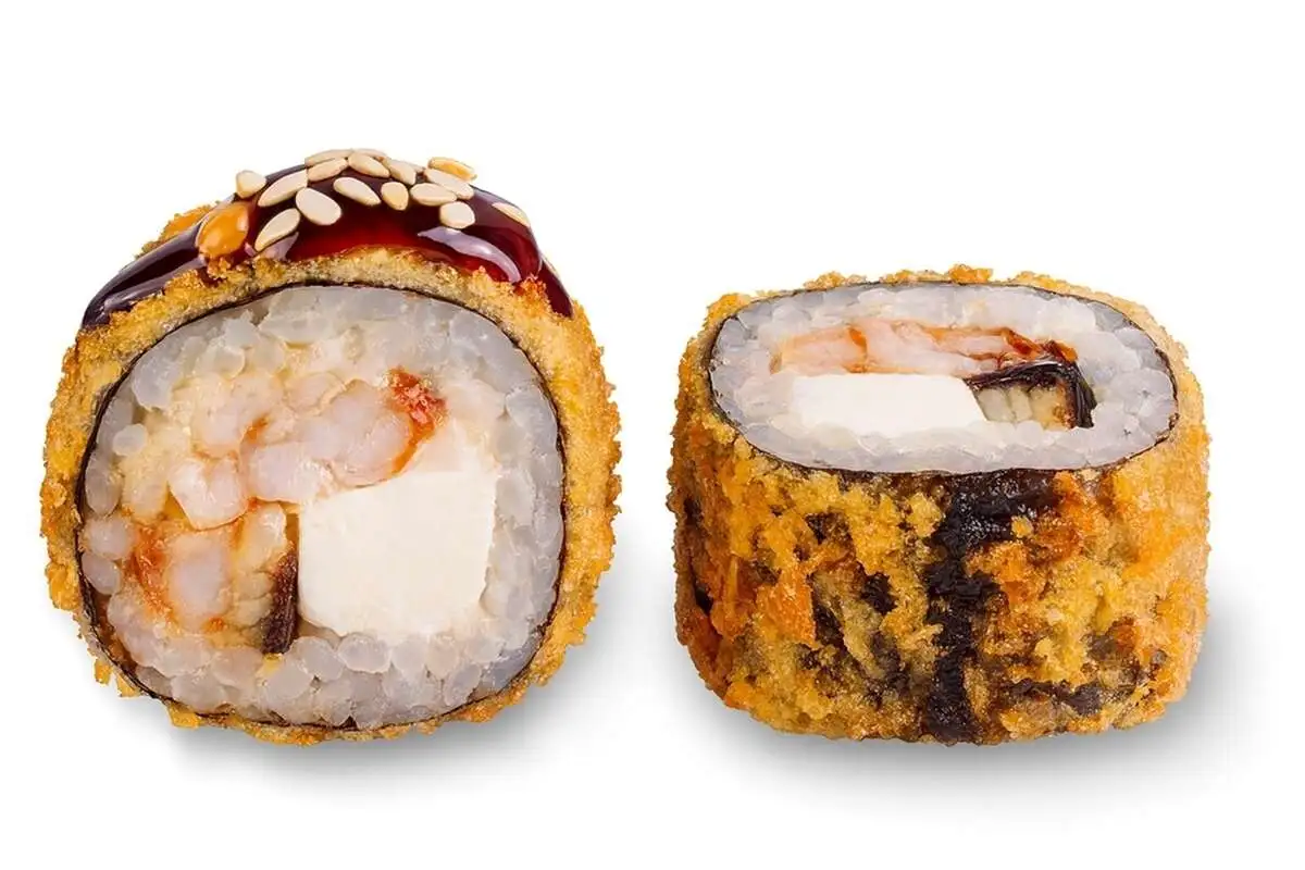 Снежный краб с угрем (темпура) 6 шт. 225 гр С.