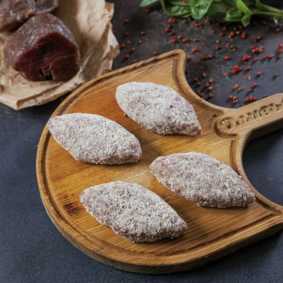 Рубленные котлеты из свинины и говядины