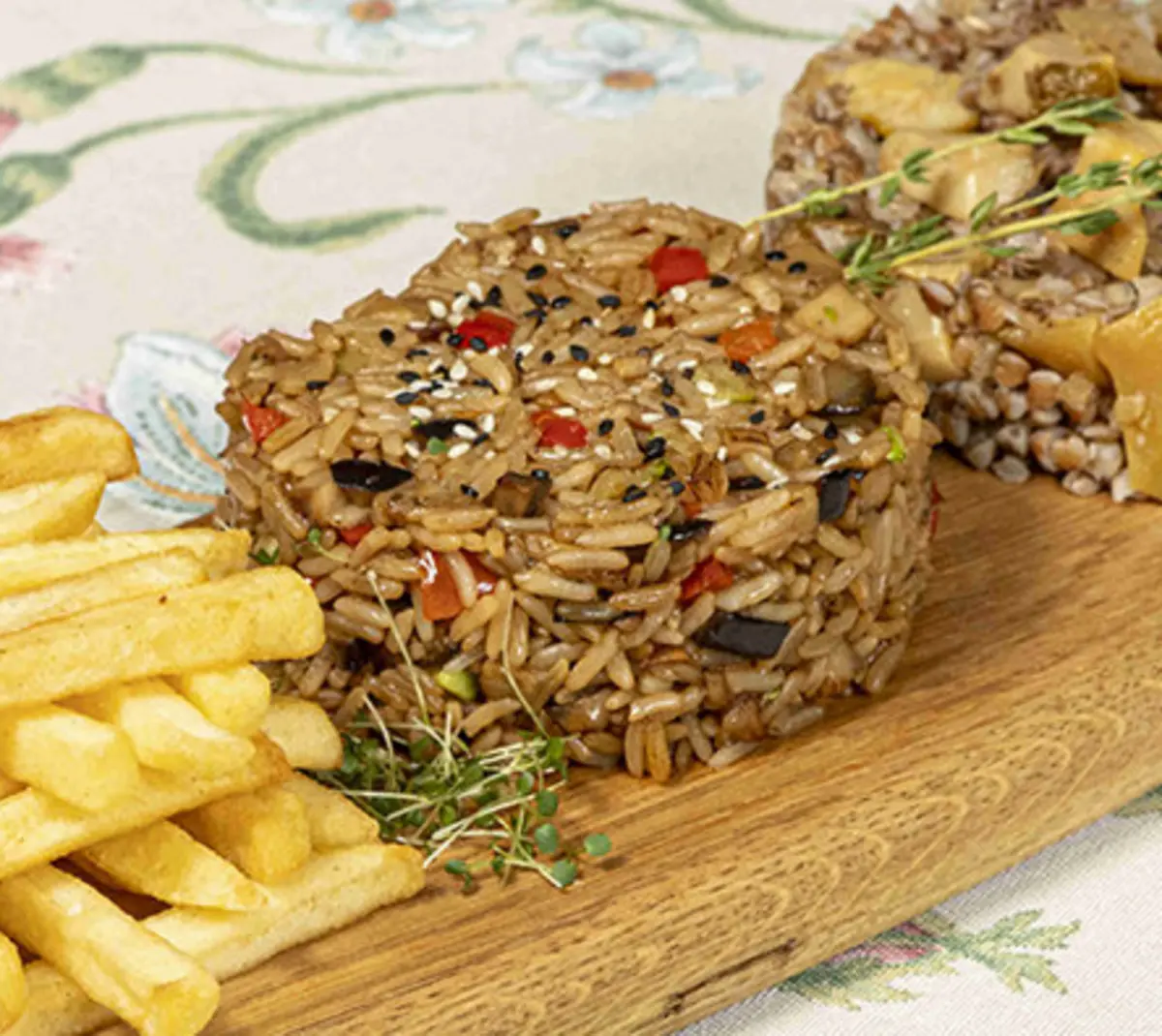 Рис, жаренный с овощами