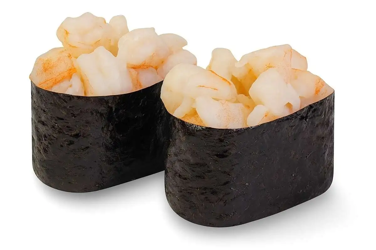 Гункан с креветкой 2 шт. 60 гр С.