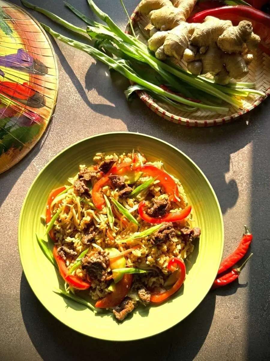 Рис с говядиной