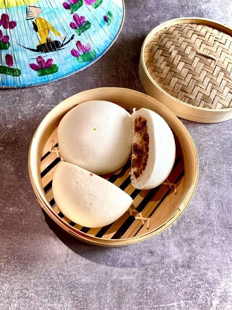 Паровая булочка(BANH BAO) с курицей