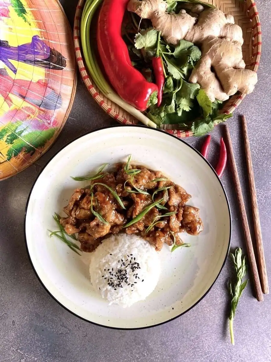 Свинина в соусе терияки