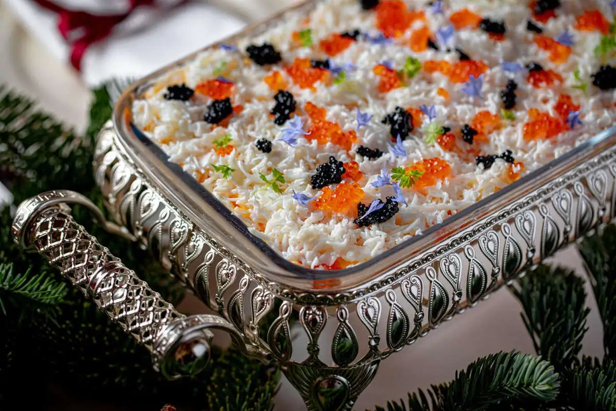 Мимоза с лососем 500 гр (Шануар)