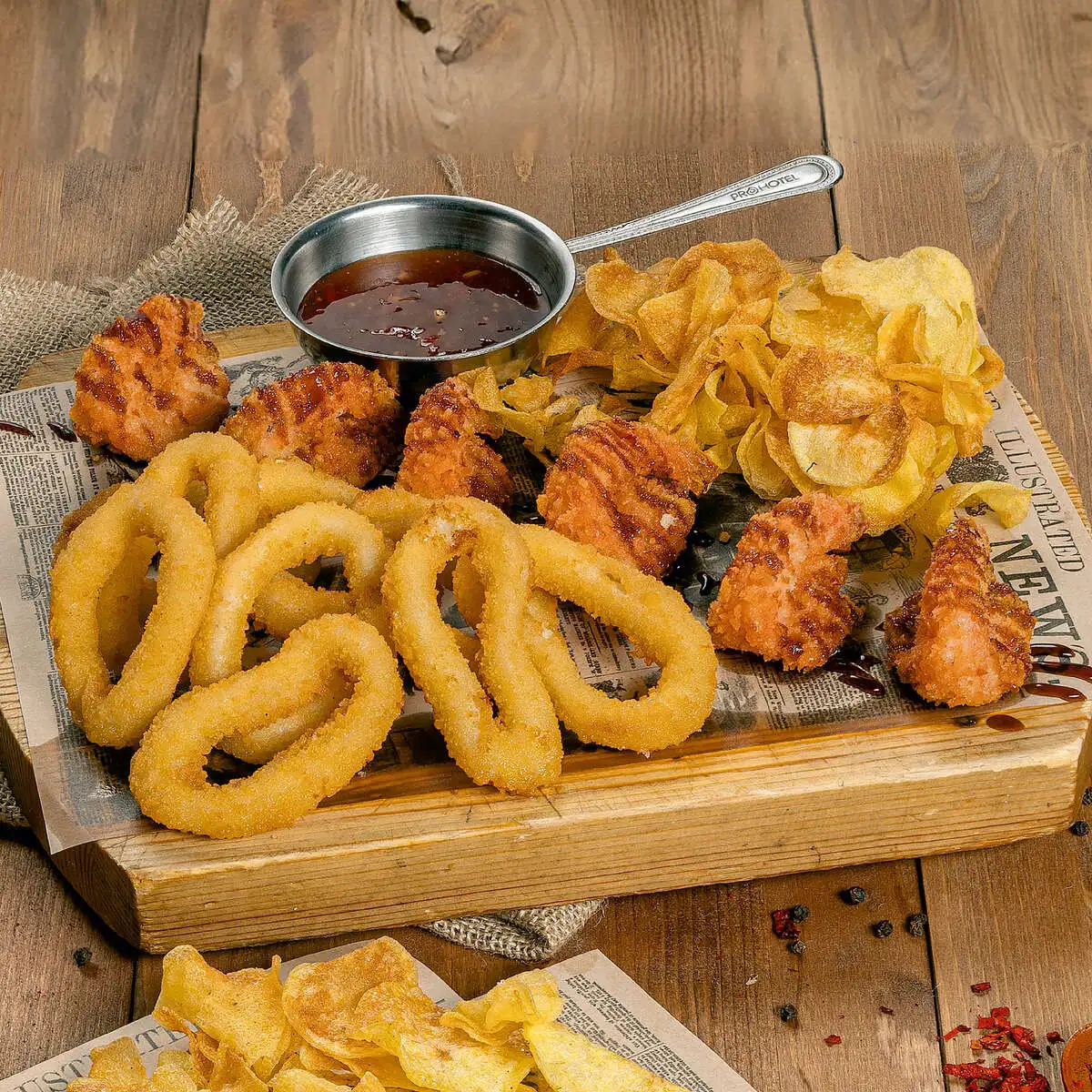 Набор горячих закусок