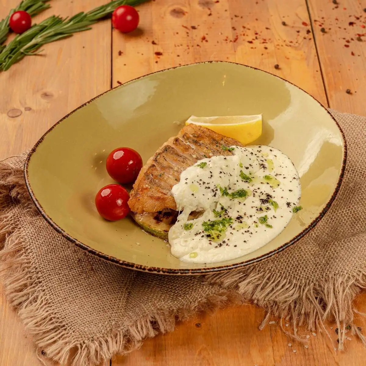 Стейк из судака