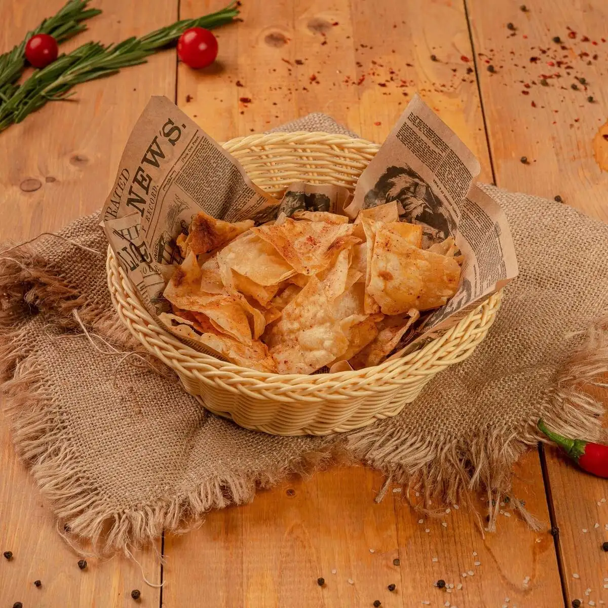 Чипсы из лаваша