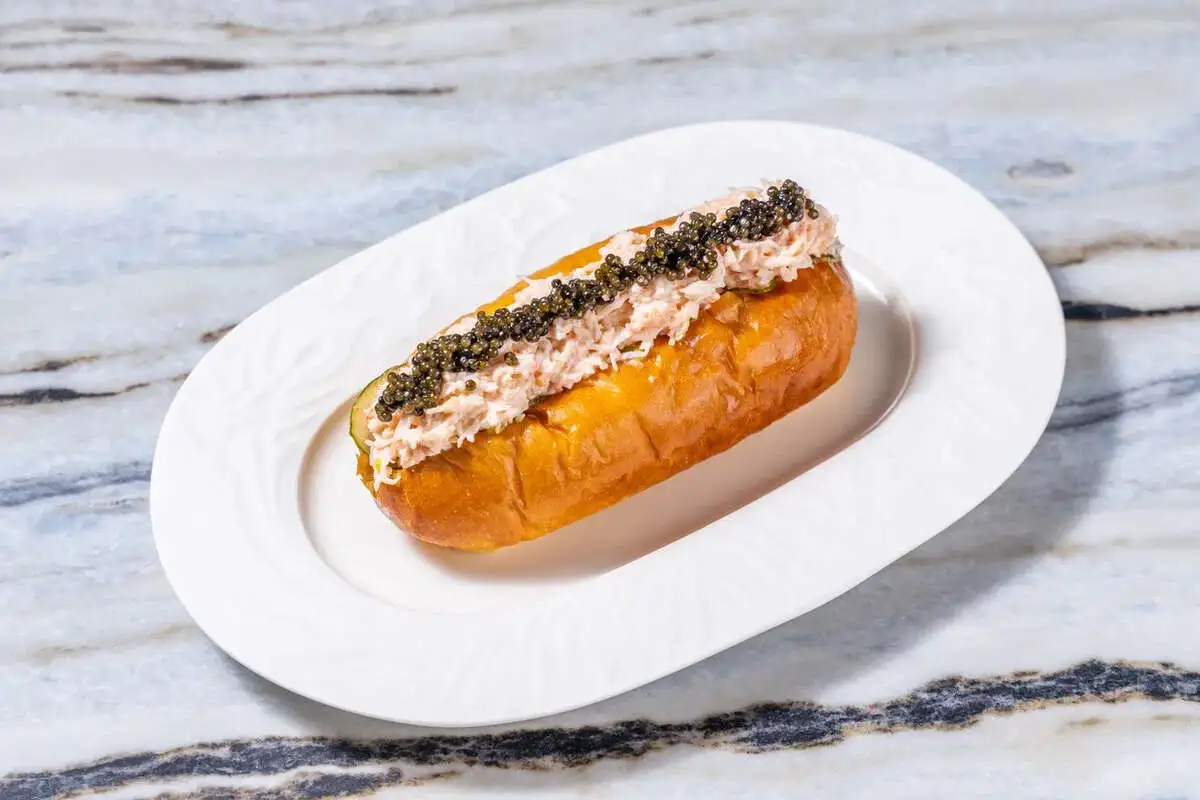 Краб Дог с черной икрой