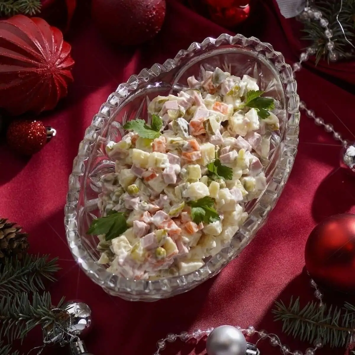 Оливье (большая порция)