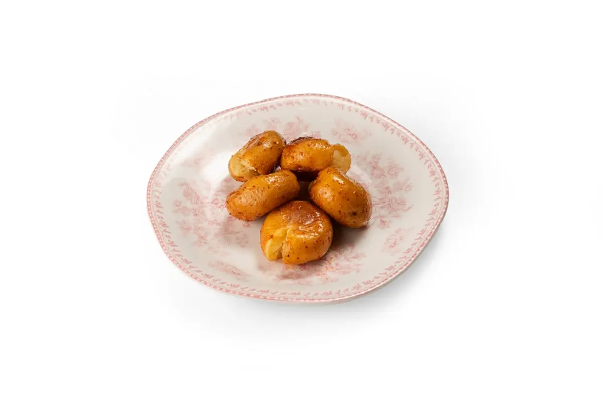 Толченый картофель на мангале