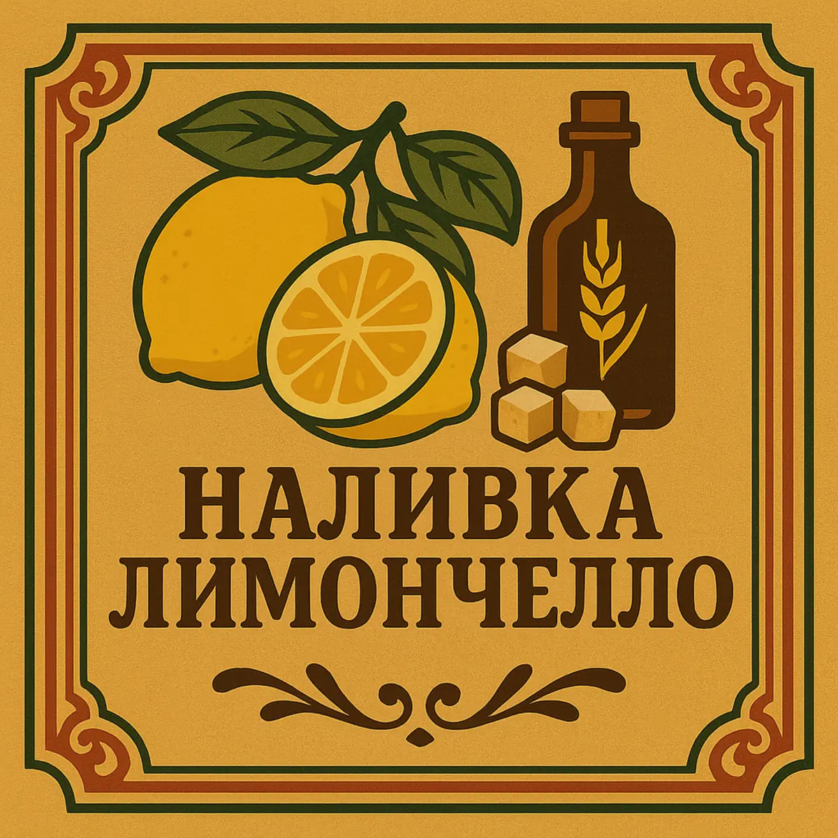 Наливка Лимончелло 