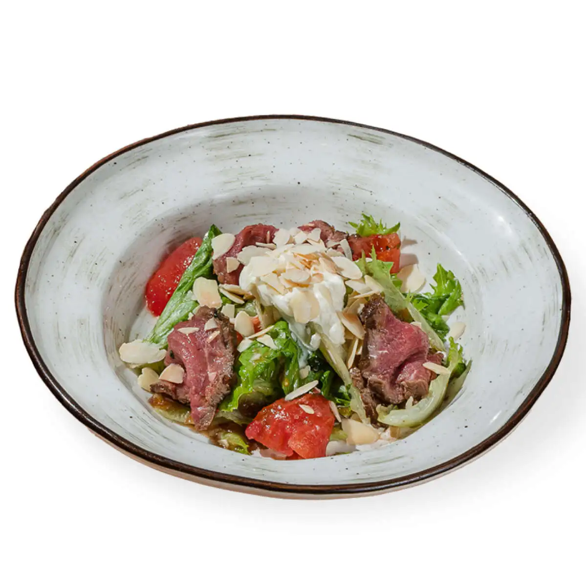 Салат с ростбифом