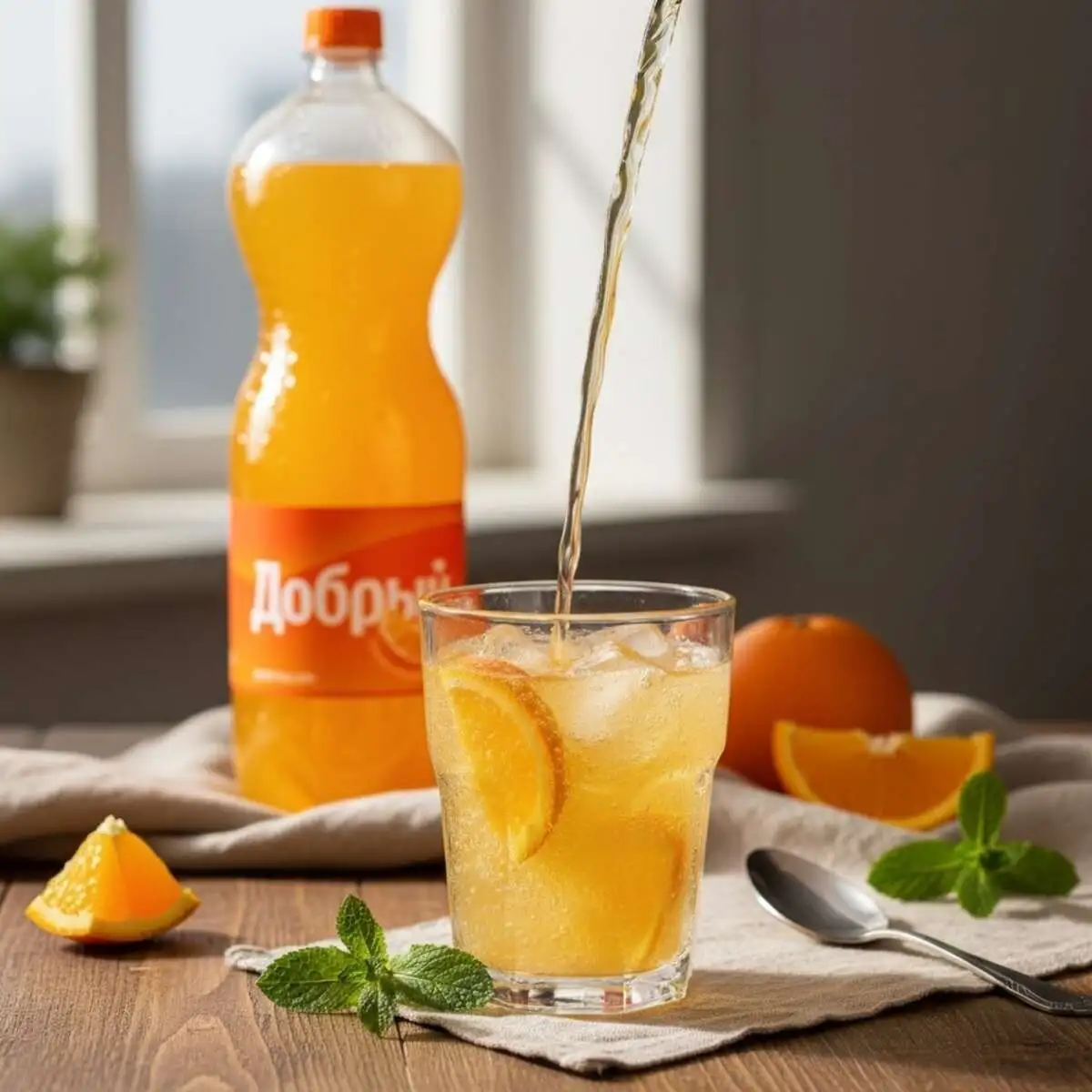 Лимонад Апельсин1 л. 