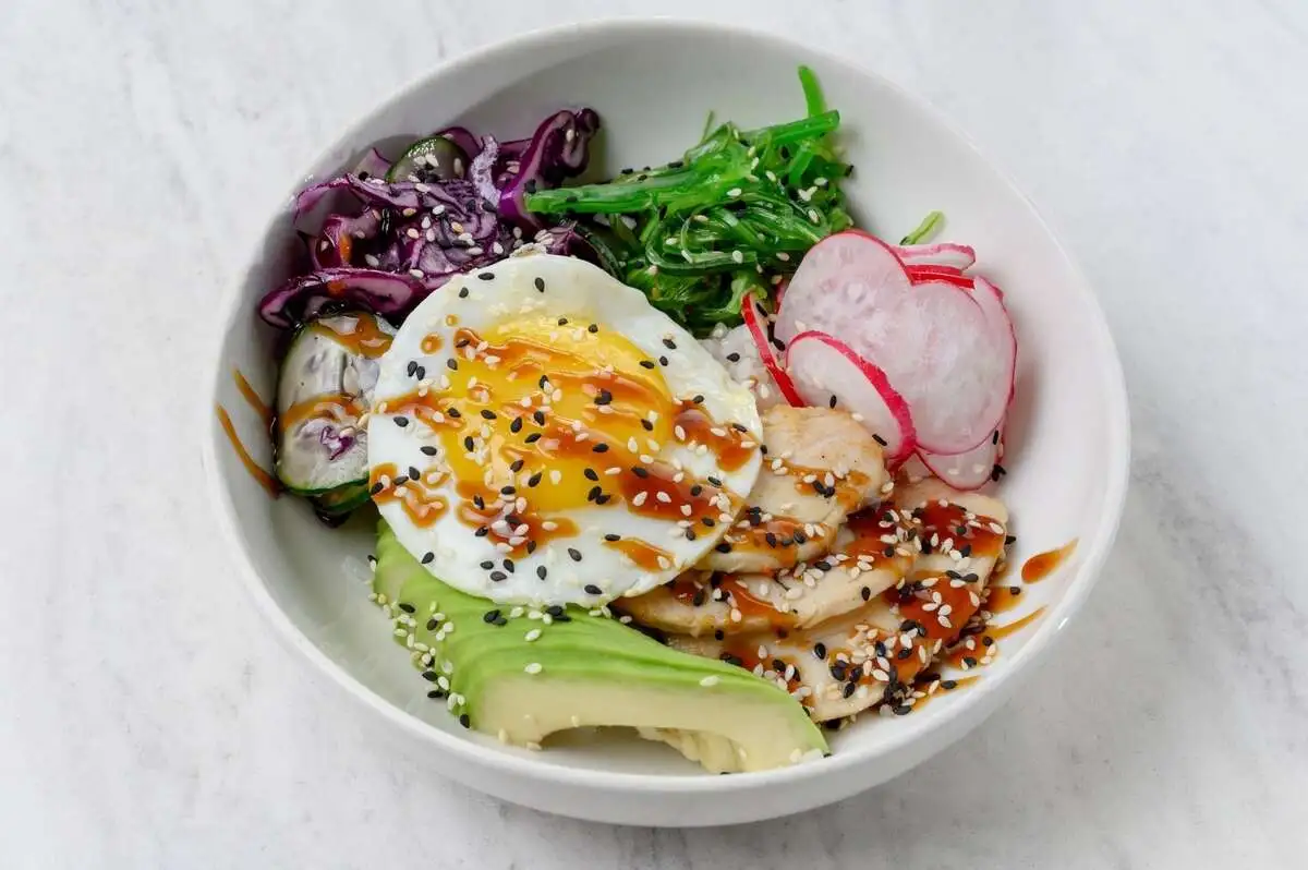 Поке курица-терияки