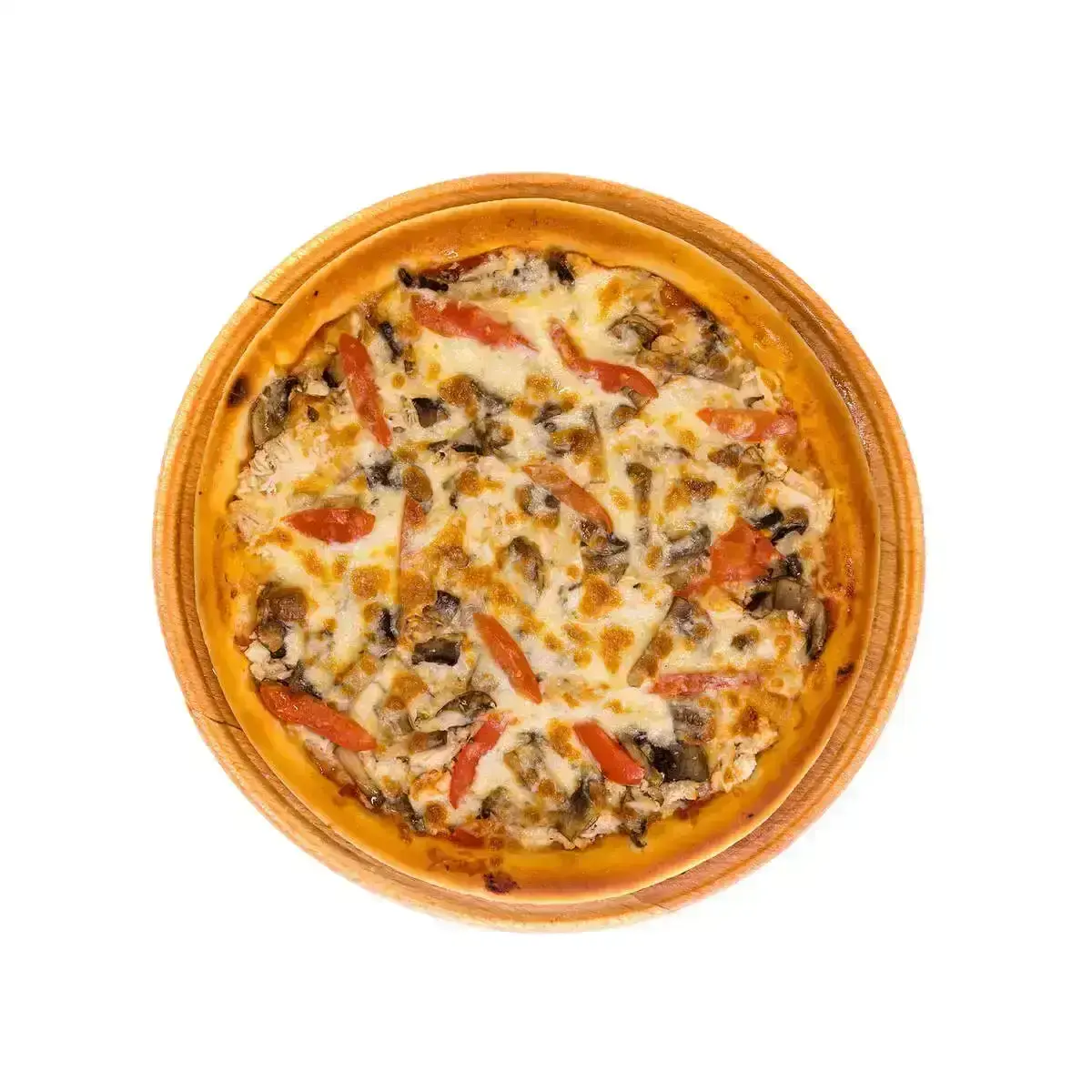 Курица с грибами пицца 30 см