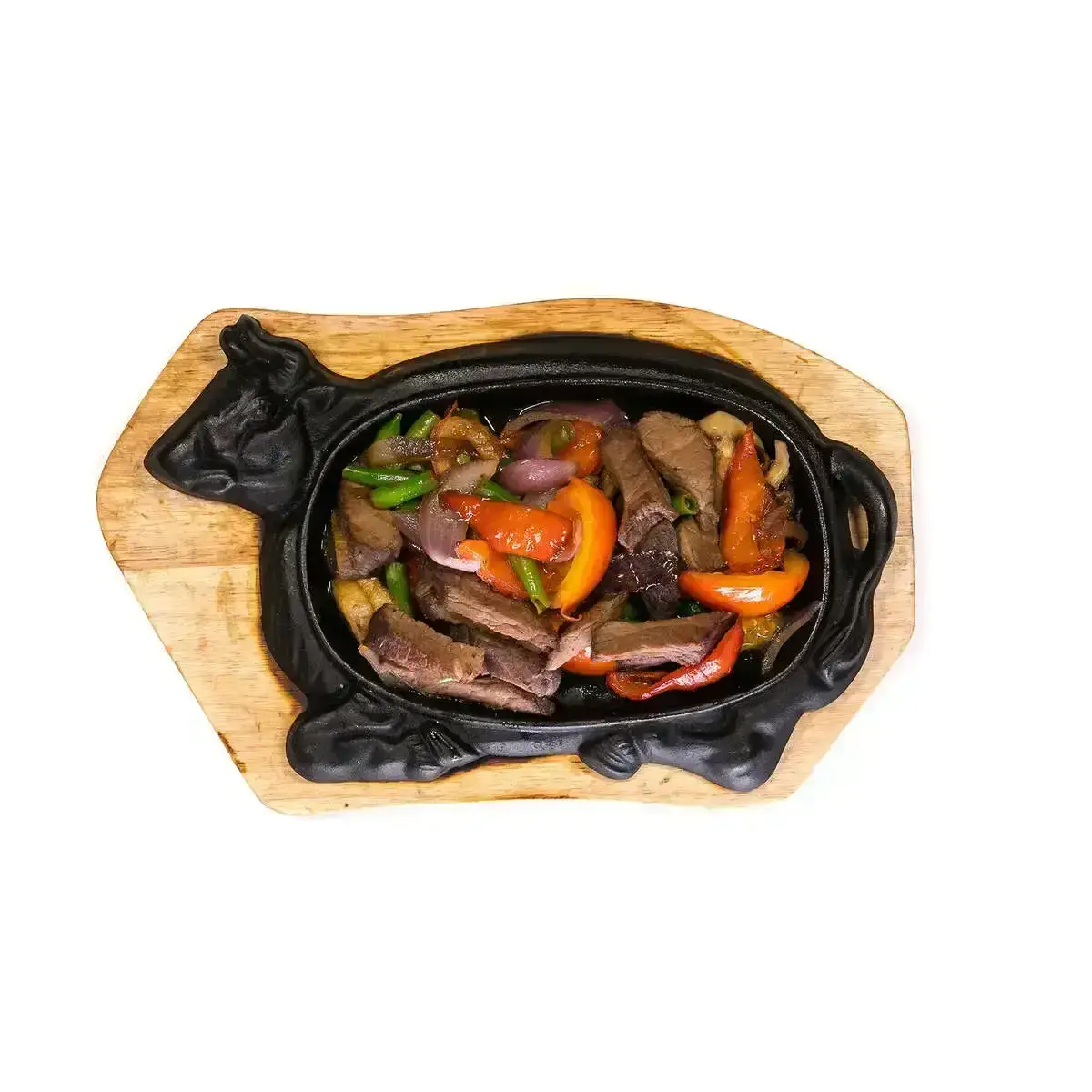 Горячая сковорода с говядиной