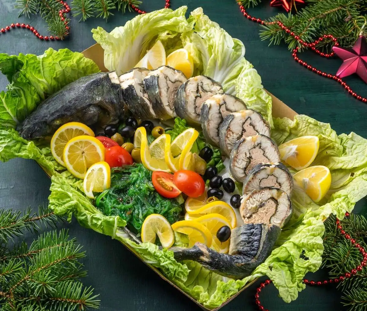 Осётр фаршированный,1 шт