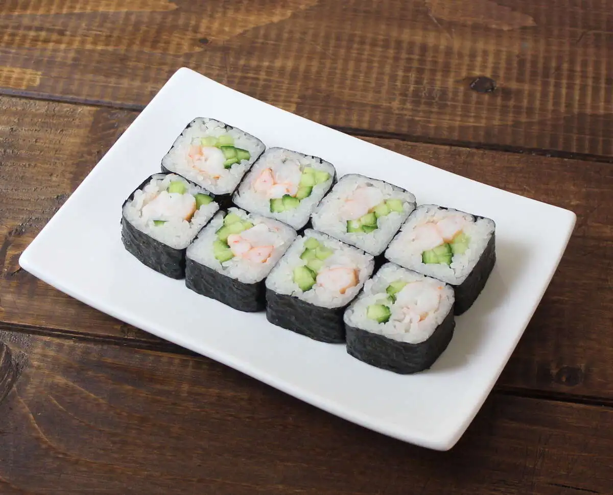 Креветка и огурец