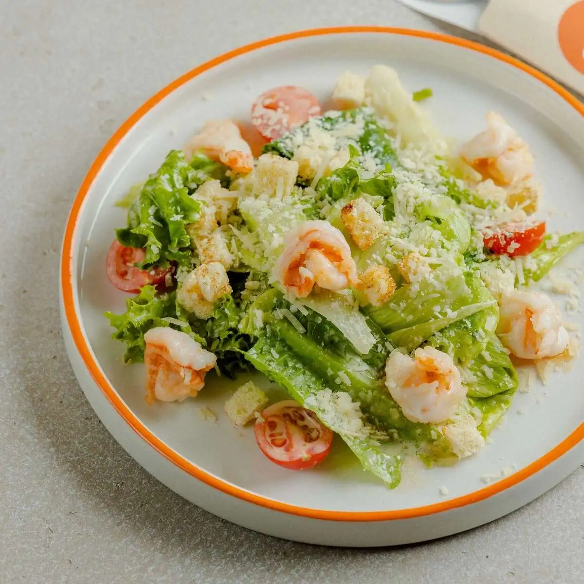 Цезарь с креветками