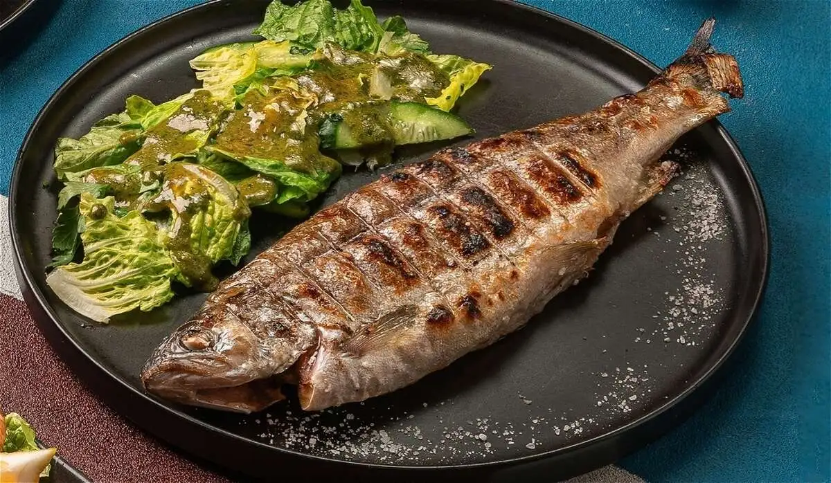 Форель на гриле