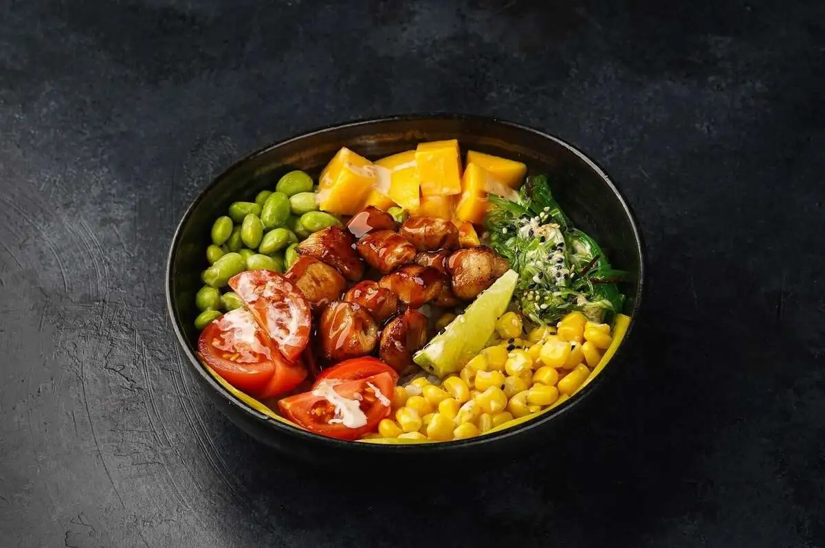 Поке с курицей