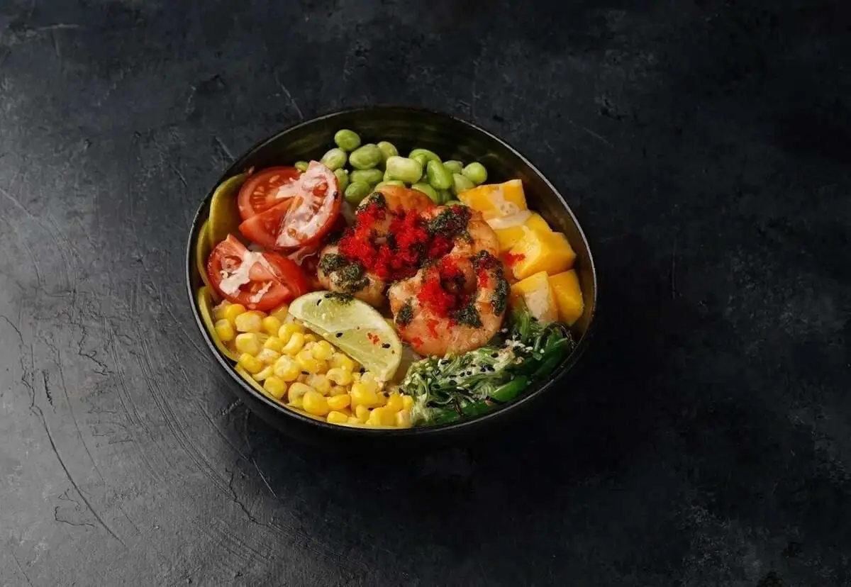 Поке с креветками