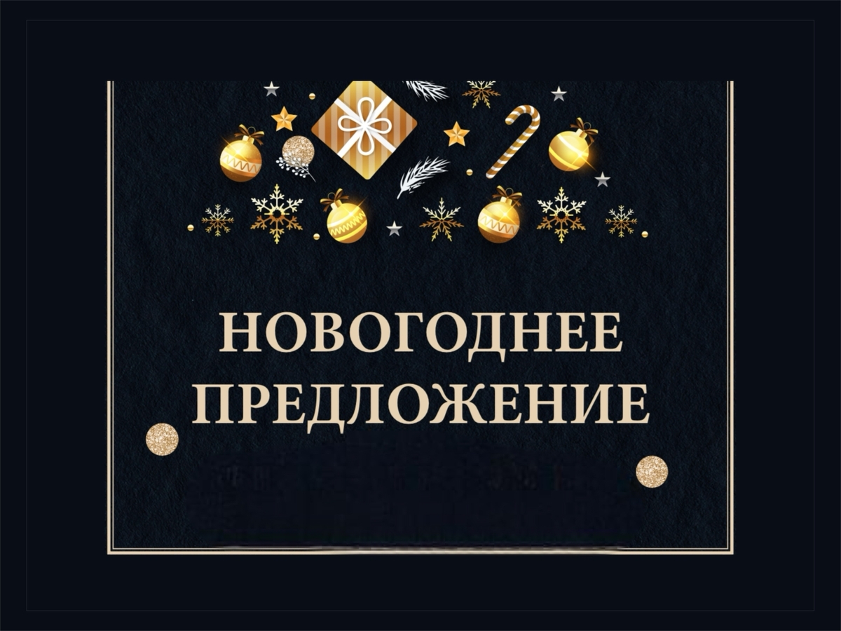 Новогоднее предложение