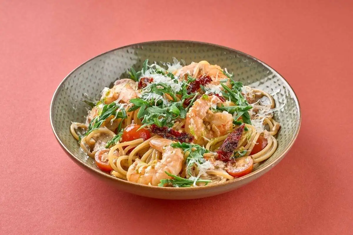 Паста с креветками