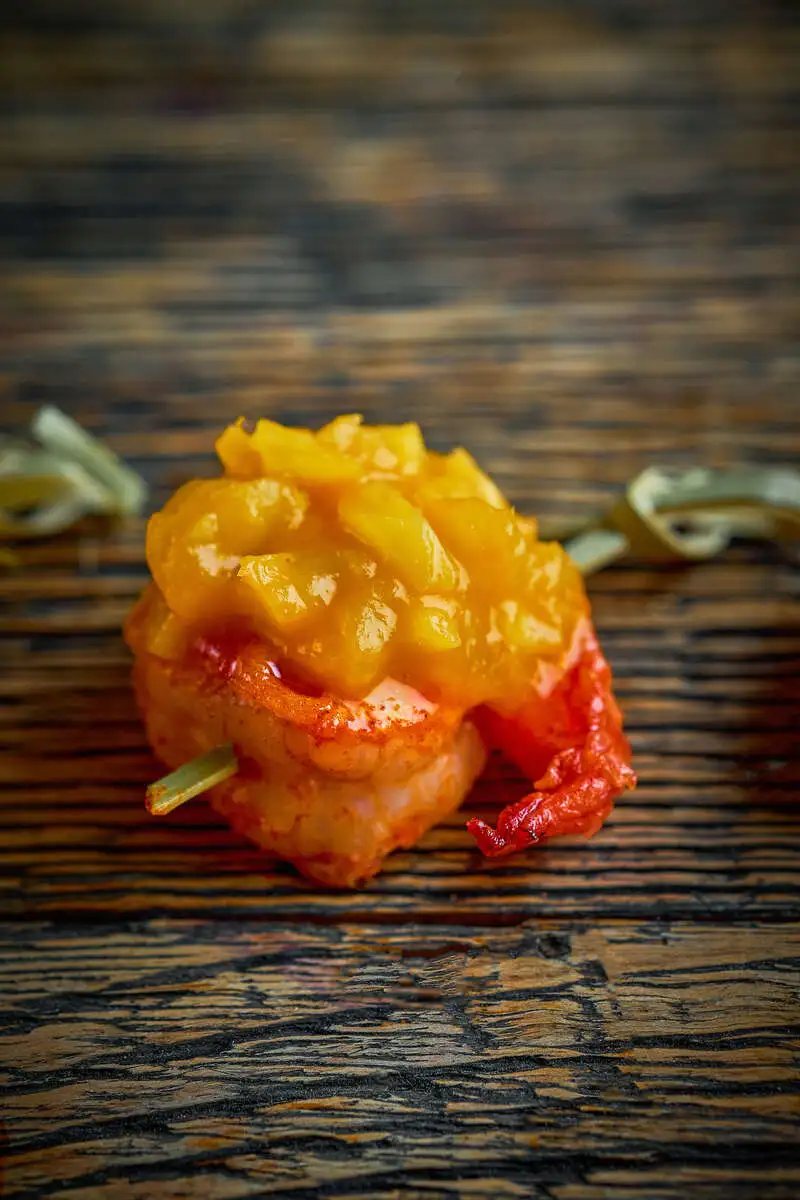 Креветка с чатни из манго (Казбек)