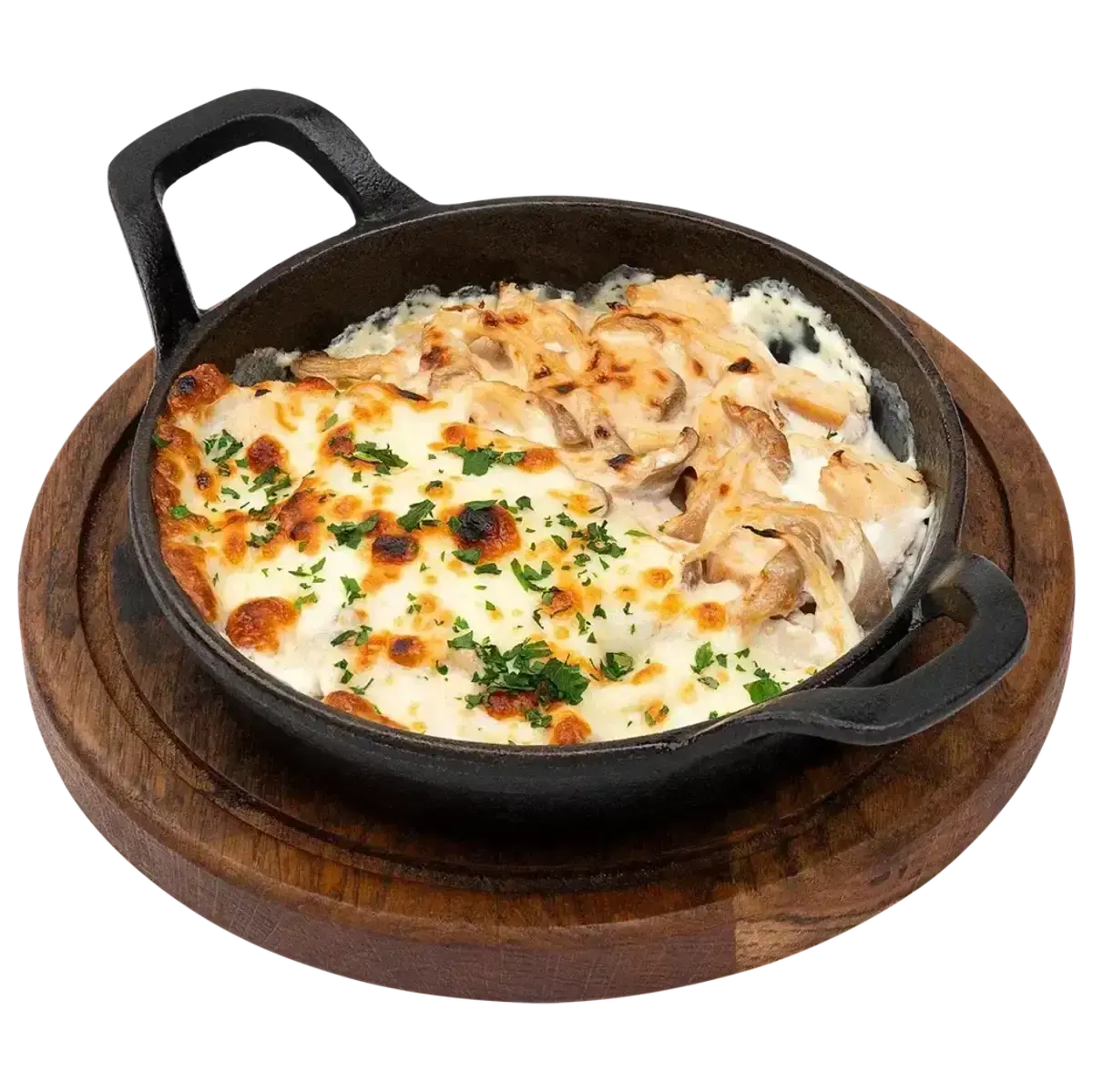 Запеченный картофель с куриной грудкой