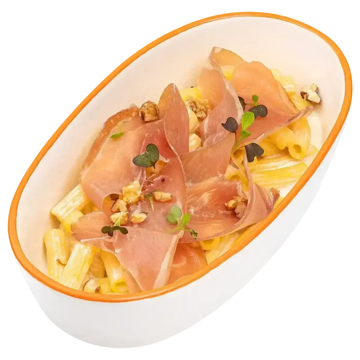 Паста с пармой и горгонзоллой