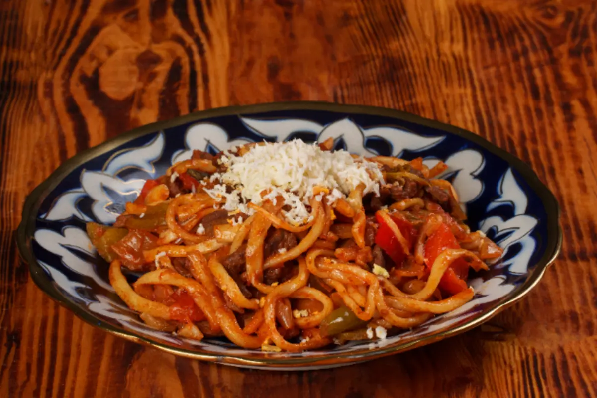 Лагман жареный