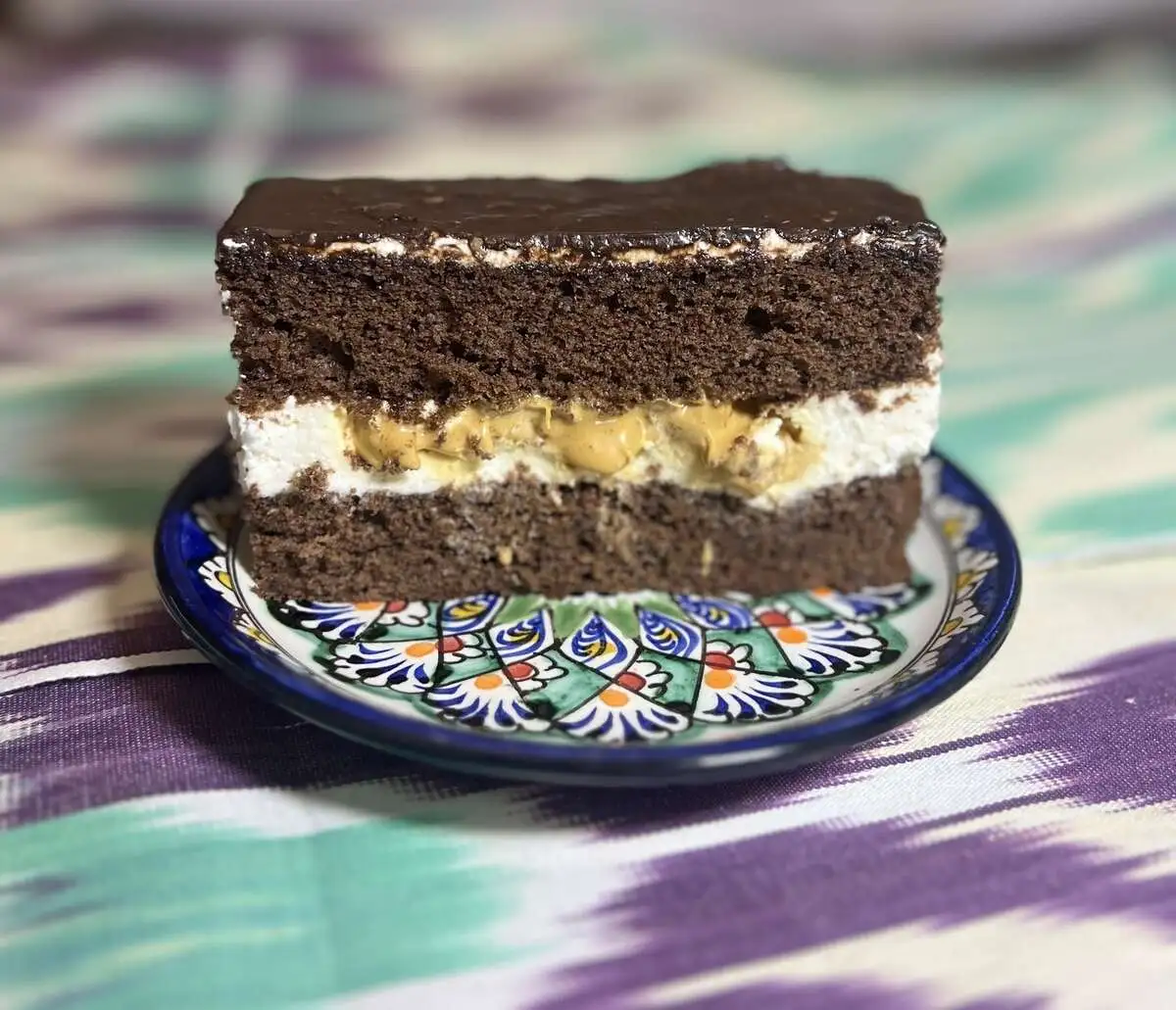 Пирожное "Сникерс"