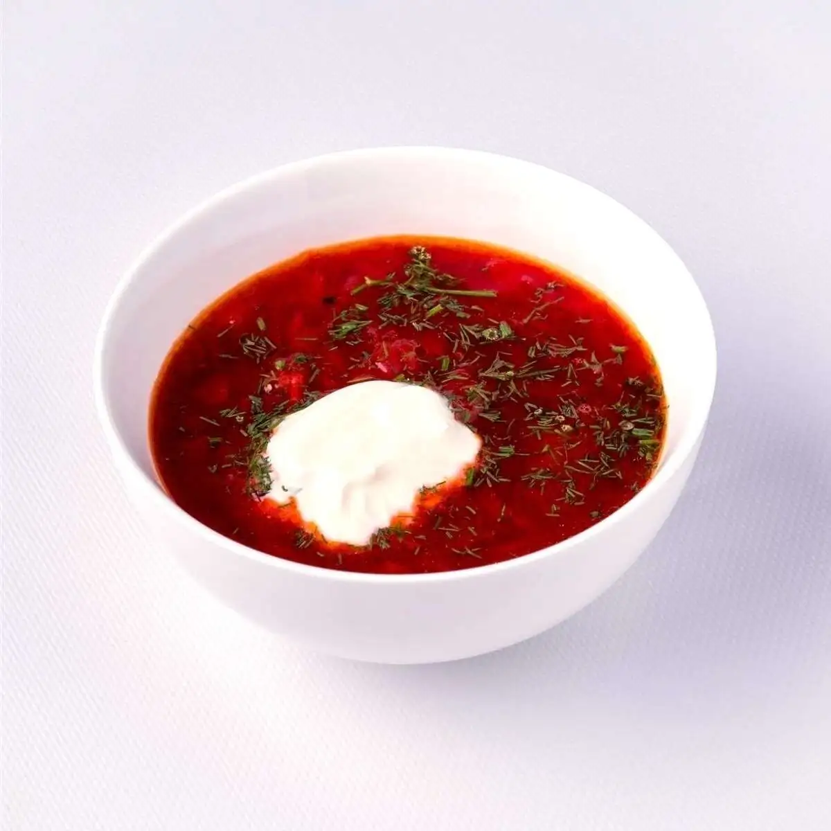 Борщ со сметаной