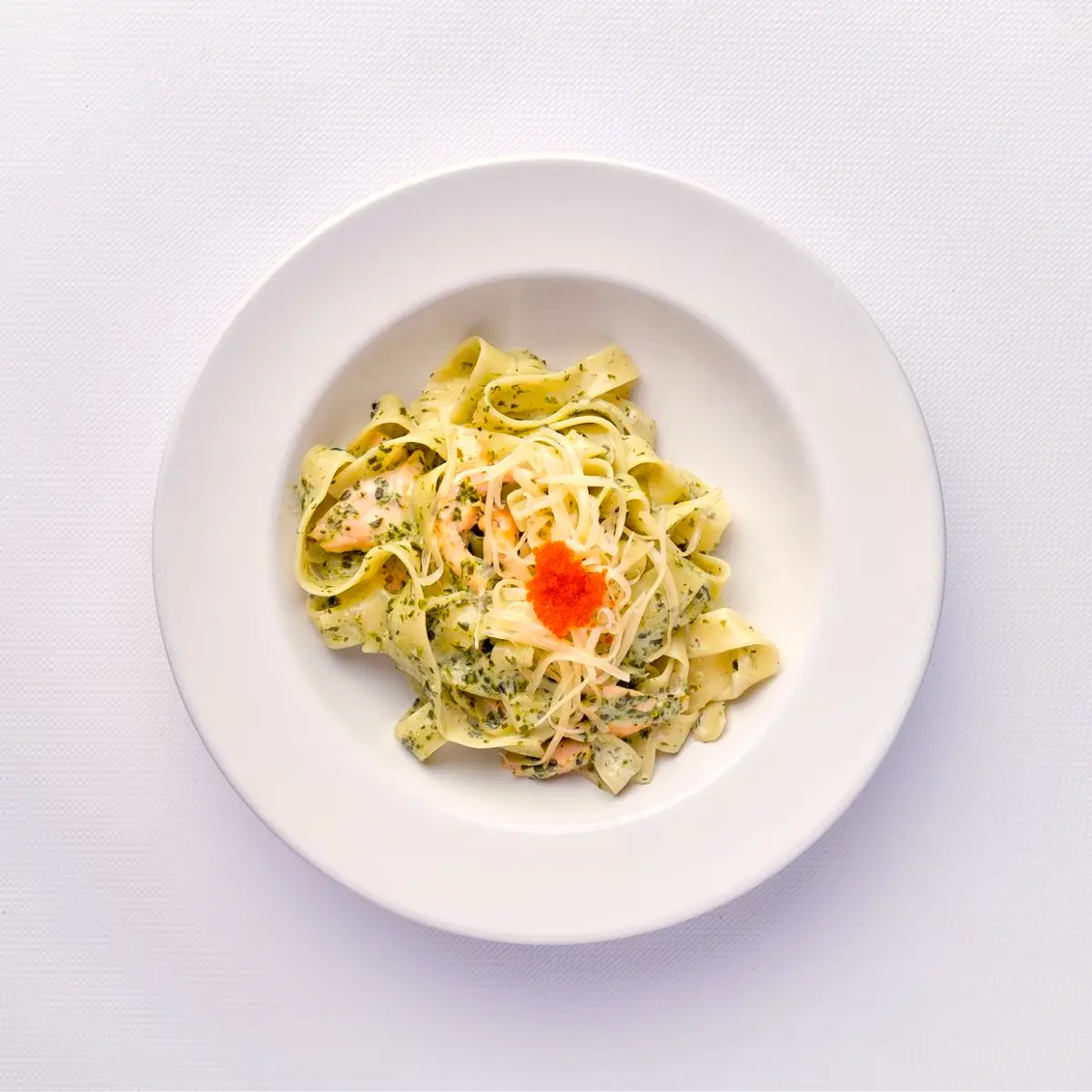 Паста с лососем