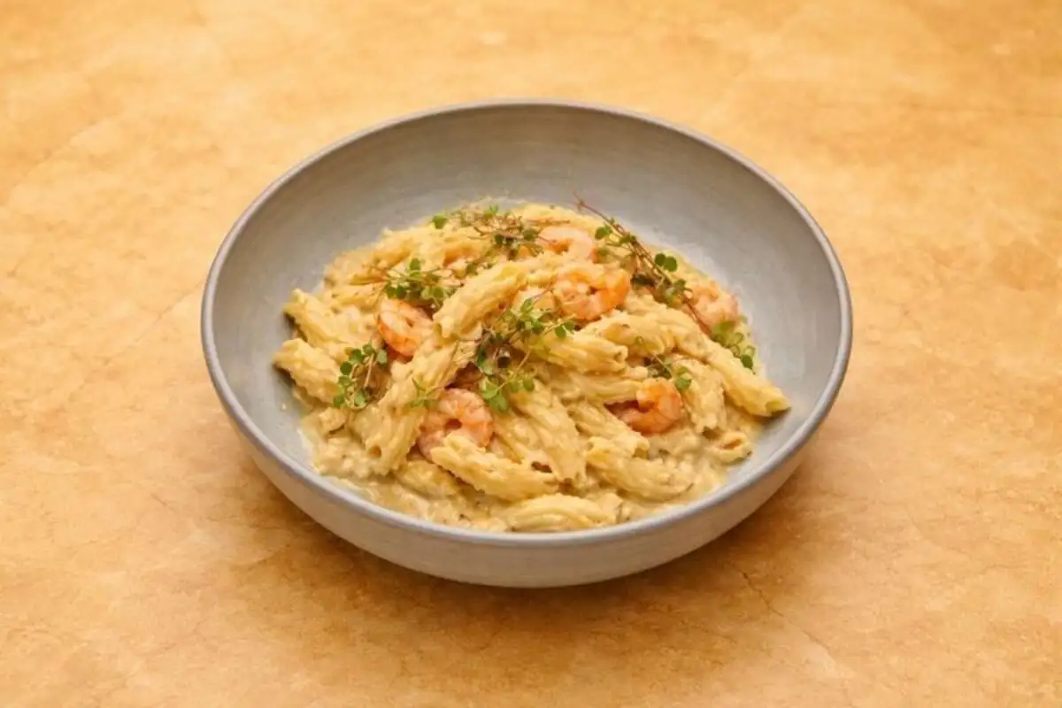 Казаречче с креветкой